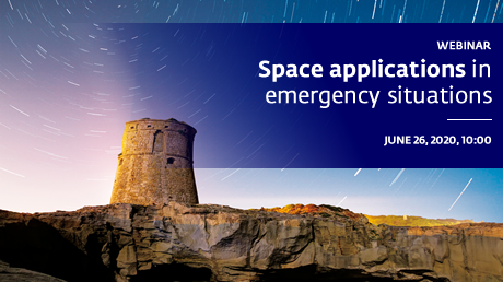 Space applications in emergency situations – webinar